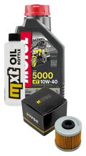 Inspectiepakket 1L 10W-40 + oliefilter + 1x bougie voor Kymco X-Town 125 ccm