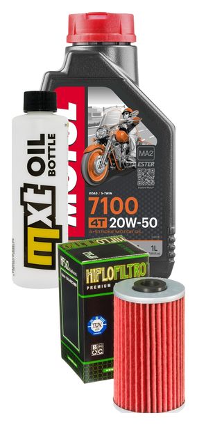 Inspektionspaket 1L 20W-50 + Ölfilter + 1x Zündkerze für Kymco Yager Gti 125 ccm