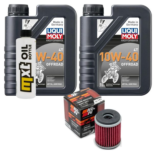 Pacchetto di ispezione 2L 10W-40 + filtro olio + 1x candela per Yamaha X-Max 300 ccm
