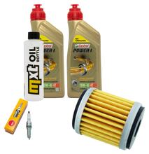 Kit d'inspection 2L 10W-40 + filtre à huile + 1x bougie pour Yamaha X-Max 300 ccm