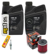 Inspektionspaket 2L 10W-40 + Ölfilter + 1x Zündkerze für Yamaha X-Max 300 ccm