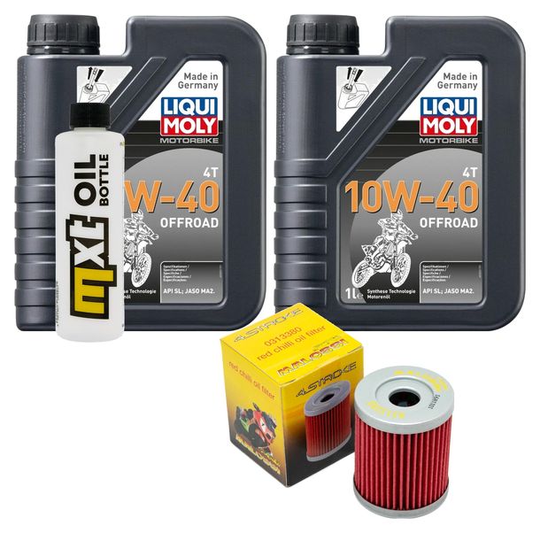 Pacchetto di ispezione 2L 10W-40 + filtro olio + 1x candela per Yamaha X-Max 395 ccm