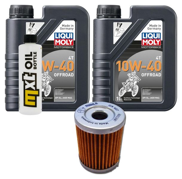 Pacchetto di ispezione 2L 10W-40 + filtro olio + 1x candela per Yamaha X-Max 395 ccm