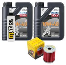 Inspectiepakket 2L 10W-40 + Oliefilter + 1x Bougie voor Yamaha X-Max 395 ccm