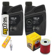 Inspectiepakket 2L 10W-40 + Oliefilter + 1x Bougie voor Yamaha X-Max 395 ccm