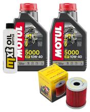 Paquete de inspección 2L 10W-40 + filtro de aceite + 1x bujía para Yamaha X-Max 395 ccm