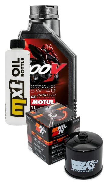 Inspektionspaket 1L 5W-40 + Ölfilter für Aprilia Tuono 125 ccm Bj. 2017 - 2018