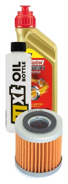 Inspektionspaket 1L 5W-40 + Ölfilter für Aprilia Tuono 125 ccm Bj. 2017 - 2018
