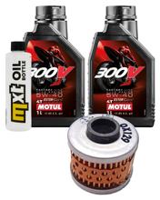 Kit d'inspection 2L 5W-40 + filtre à huile + 1x bougie pour Aprilia Leonardo 150 ccm