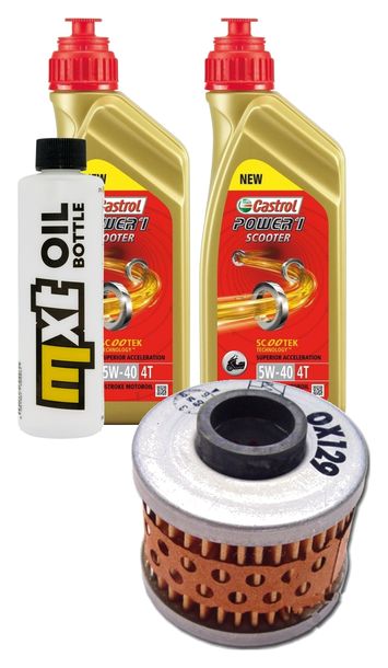 Inspektionspaket 2L 5W-40 + Ölfilter für Aprilia Scarabeo 150 ccm