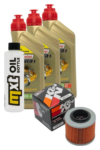 Pacchetto di ispezione 3L 10W-40+filtro olio per Aprilia ETX 600 ccm Anno 1987