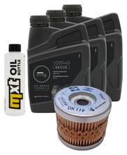 Ensemble d'inspection 3L 10W-40+filtre à huile pour Aprilia ETX 600 ccm Année 1987
