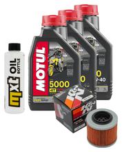Ensemble d'inspection 3L 10W-40+filtre à huile pour Aprilia ETX 600 ccm Année 1987