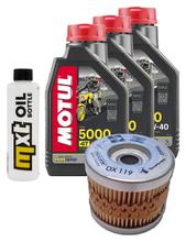 Ensemble d'inspection 3L 10W-40+filtre à huile pour Aprilia ETX 600 ccm Année 1987