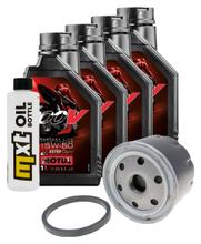 Paquet d'inspection 4L 15W-50+filtre à huile pour Aprilia Dorsoduro Shiver 900 ccm Année 2018