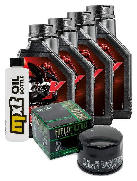 Inspektionspaket 4L 15W-50 + Ölfilter für Aprilia SMV Dorsoduro ABS Shiver 900 / 1200 ccm Bj. 2015 - 2020