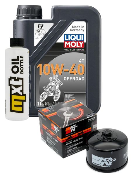 Paquet d'inspection 1L 10W-40+filtre à huile pour Beta RR LC Enduro Motard 125 ccm Année 2018