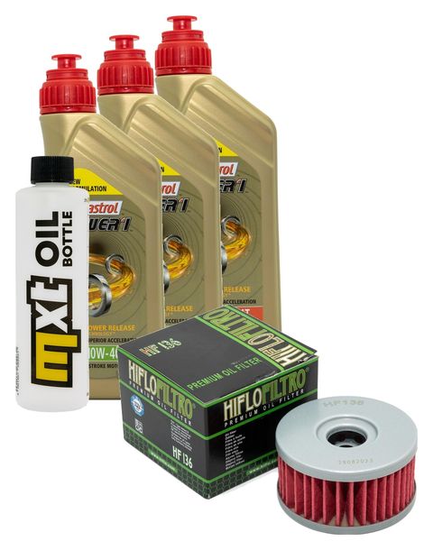 Pacchetto di ispezione 3L 10W-40+filtro olio per Beta Alp 4.0 350 ccm Anno 2018