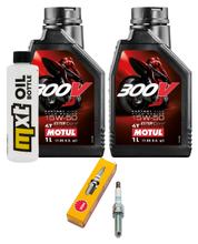 Kit d'inspection 2L 15W-50 + filtre à huile + 1x bougie pour BMW G R GS 310 ccm Année 2018 - 2020