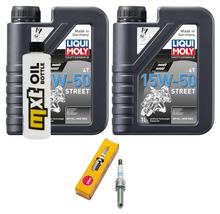 Inspectiepakket 2L 15W-50 + Oliefilter + 1x Bougie voor BMW G R GS 310 ccm Bauwjaar 2018 - 2020