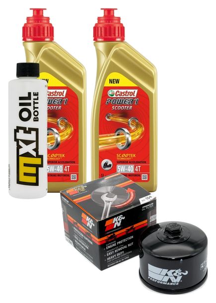 Paquet d'inspection 2L 5W-40 + filtre à huile pour BMW C 400 ccm Année 2018