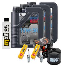 Inspectiepakket 3L 15W-50 + Oliefilter + 2x Bougie voor BMW F GS ESA 700 ccm Bj. 2016