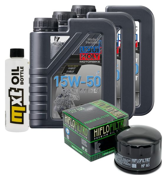 Inspektionspaket 3L 15W-50 + Ölfilter + 2x Zündkerze für BMW F R 800 ccm Bj. 2018