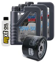 Pacchetto di ispezione 3L 15W-50 + filtro olio + 2x candela per BMW F R 800 ccm Anno 2018