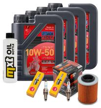 Pacchetto di ispezione 4L 10W-50 + filtro olio + 2x candela per BMW R NineT Scrambler Pure Racer Urban 1200 ccm Anno 2018
