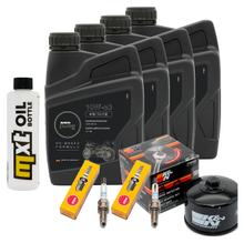 Inspection package 4L 10W-50 + oil filter + 2x spark plug for BMW R NineT Scrambler Pure Racer Urban 1200 ccm Year 2018