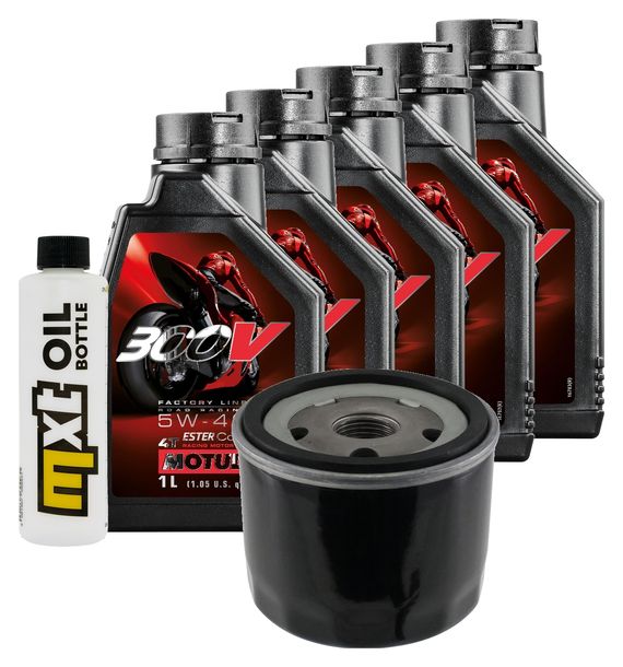 Inspektionspaket 5L 5W-40 + Ölfilter + 2x Zündkerze für BMW R RT LC ESA 1200 ccm Bj. 2018