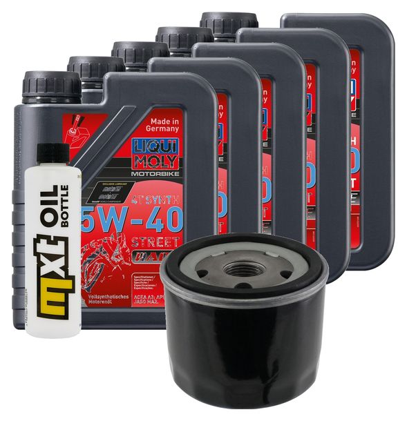 Inspektionspaket 5L 5W-40 + Ölfilter + 2x Zündkerze für BMW R RT LC ESA 1200 ccm Bj. 2018