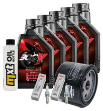 Pacchetto di ispezione 5L 5W-40 + filtro olio + 2x candela per BMW R RT LC ESA 1200 ccm Anno 2018