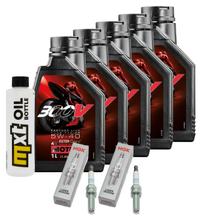 Pacote de Inspeção 5L 5W-40 + Filtro de Óleo + 2x Vela de Ignição para BMW R RT LC ESA 1200 ccm Ano 2018