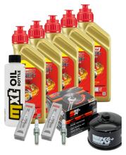 Pacote de Inspeção 5L 5W-40 + Filtro de Óleo + 2x Vela de Ignição para BMW R RT LC ESA 1200 ccm Ano 2018