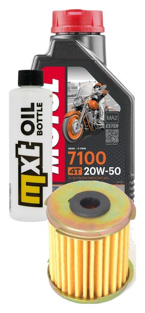 Inspektionspaket 1L 20W-50 + Ölfilter + 1x Zündkerze für Daelim NS III 125 ccm