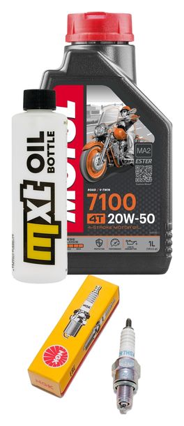 Inspektionspaket 1L 20W-50 + Ölfilter + 1x Zündkerze für Daelim NS III 125 ccm