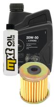 Pacote de Inspeção 1L 20W-50 + Filtro de Óleo + 1x Vela de Ignição para Daelim NS III 125 ccm