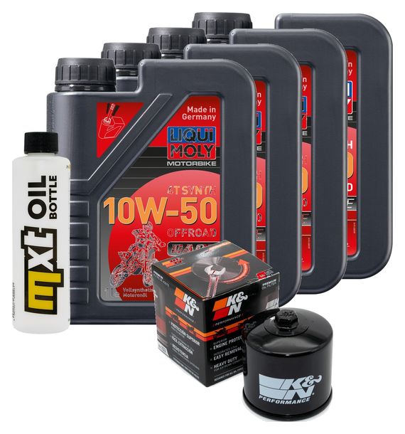Inspektionspaket 4L 10W-50 + Ölfilter für Ducati Hypermotard SP Indiana Monster Scrambler Sport Special Pantah 600 - 1200 ccm Bj. 1984 - 2022