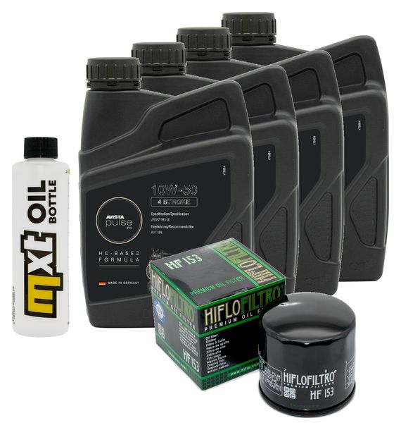 Inspektionspaket 4L 10W-50 + Ölfilter für Ducati Hypermotard SP Indiana Monster Scrambler Sport Special Pantah 600 - 1200 ccm Bj. 1984 - 2022