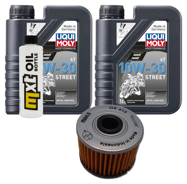 Paquete de inspección 2L 10W-30+filtro de aceite para Honda CRF R 250 ccm Año 2018 - 2019