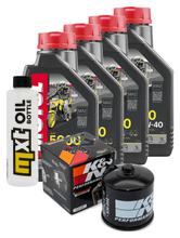 Paquete de inspección 4L 10W-40 + filtro de aceite para Honda CBR R RR 400 ccm Año 1986 - 1987