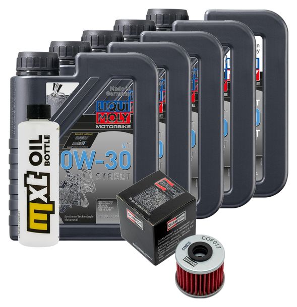 Paquete de inspección 5L 10W-30 + filtro de aceite para Honda CRF Africa Twin 1000 ccm Año 2018
