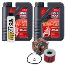 Inspektionspaket 2L 10W-50 + Ölfilter für Kawasaki ZZR 250 ccm Bj. 1996 - 2003