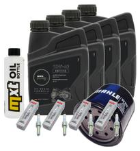 Inspectiepakket 4L 10W-40 + Oliefilter + 4x Bougie voor Kawasaki ZX-10R 1000ccm Bauwjaar 2018 - 2020