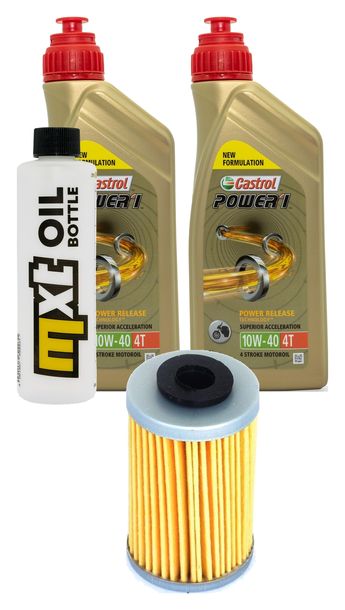 2L 10W-40 Inspection Package+oil filter for KTM RC 125 ccm Year 2018 - 2020