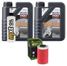 Pacchetto di ispezione 2L 10W-40+filtro olio per KTM RC 125 ccm Anno 2018 - 2020