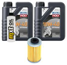 Paquete de inspección 2L 10W-40 y filtro de aceite para KTM RC 125 ccm Año 2018 - 2020