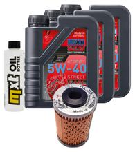 Paquete de inspección 3L 5W-40 con filtro de aceite para KTM SXC 625 ccm Año 2006