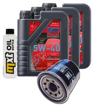 Paquete de inspección 3L 5W-40 con filtro de aceite para KTM SXC 625 ccm Año 2006